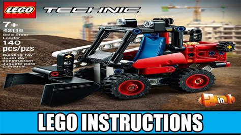 skid steer lego|lego skid steer instructions.